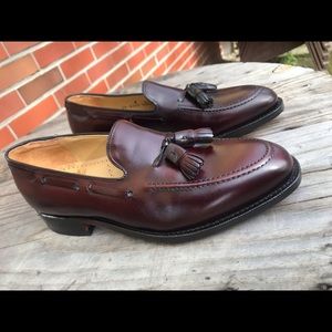 New Johnston & Murphy Aristocraft Cordovan Loafers  8D